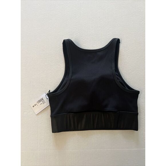NYLORA X BANDIER Sz Small BLACK Sports Bra Removable Pads - Picture 5 of 7